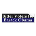Bitter Voters for Barack Obama Bumper Sticker