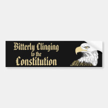 Bitterly Clinging to Constitution Bumper Stickers