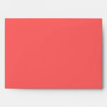 Bittersweet Coral Red Envelope