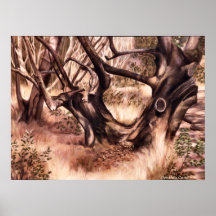 Bittersweet - Old Oak Tree Print