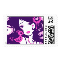 Bitty Birdy Postage postage by MissKika Bitty Birdy Postage postage