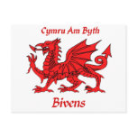 Bivens Welsh Dragon Postcards