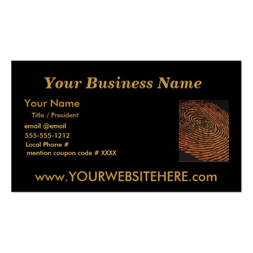 biz card blk gld business card templates