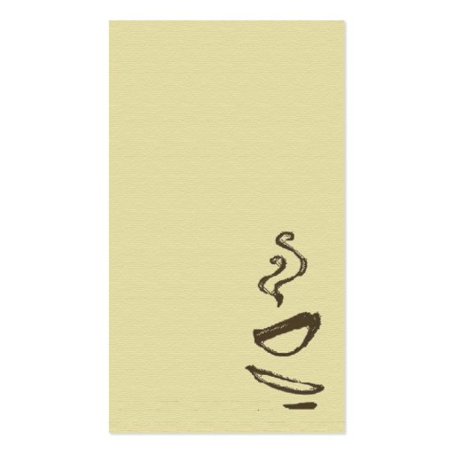 Biz Card - Coffee Business Card Templates (front side)