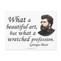 Bizet on the Profession Postcard