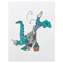 Bizosaur Going to Work Dinosaur Personalized Flyer