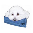Bizou the Bichon Frise in Repose Poster posters by lucydogdesign Bizou the Bichon Frise in Repose Poster posters
