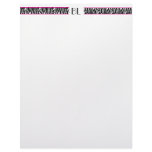 Bizzie Lizzie Zebra Letterhead