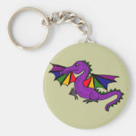 BJ- Rainbow Dragon Keychain