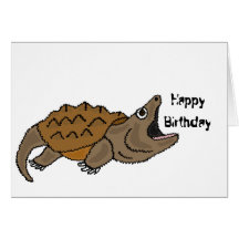 BJ tarjeta de cumpleaños divertida de la tortuga d