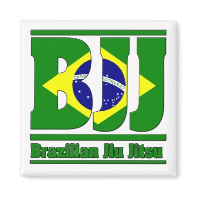 BJJ Brazilian Jiu Jitsu Flag MMA Fridge Magnets by MMAKnockoutStore