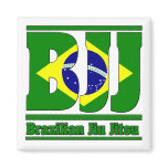 BJJ Brazilian Jiu Jitsu Flag MMA Fridge Magnets