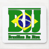 BJJ Brazilian Jiu Jitsu Flag MMA mousepads