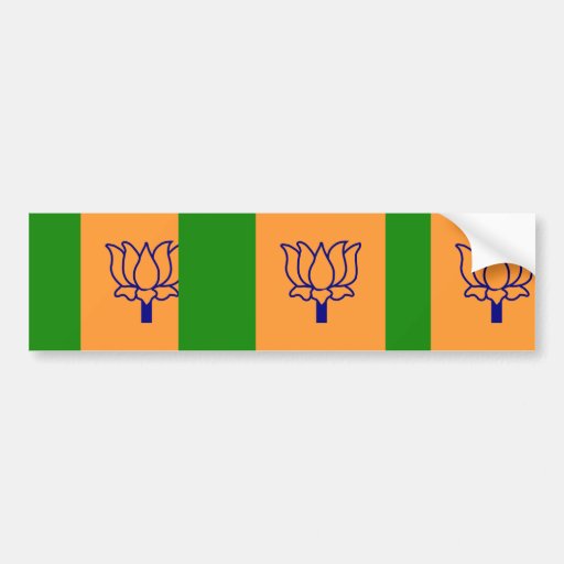 bjp_india_flag_car_bumper_sticker rf446d3af8fdc4be88d1151c9d8365f33_v9wht_8byvr_512
