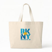 BK Brooklyn Blue Tote Bag