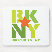 BK Brooklyn Green Mousepad