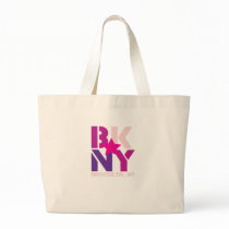 BK Brooklyn Pink Tote Bag