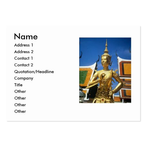 Bkk5, Name, Address 1, Address 2, Contact 1, Co... Business Card (front side)