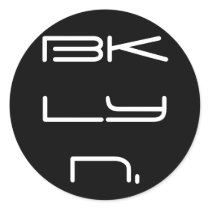 bklyn in the middle sticker *20 count