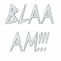 BLAAAM!!! zip up hoodie embroidered shirts
