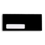 Black #10 Envelope Template with Window