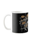 Black 10 Piece Drum Kit - Coffee Mug