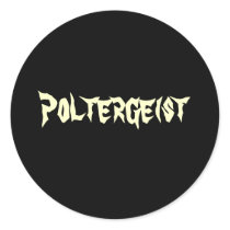 Black%20Wallpaper, Poltergeist Round Sticker