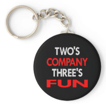 Black 2 Company 3 Fun Keychain