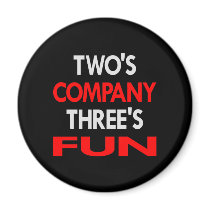 Black 2 Company 3 Fun Magnet