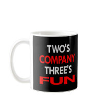 Black 2 Company 3 Fun Coffee Mug