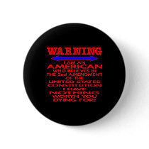 Black 2nd Amendment American buttons