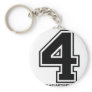 Black 4 key chain