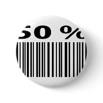 black 50 per cent barcode icon buttons