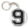 Black 9 keychains