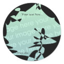 Black Abstract  Border- Make Your Own Stickers
