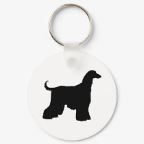 Black Afghan Hound Dog keychains by dogsandhorses Black Afghan Hound Dog keychains