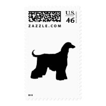 Black Afghan Hound Dog postage by dogsandhorses Black Afghan Hound Dog postage