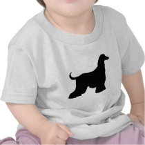 Black Afghan Hound Dog Shirts
