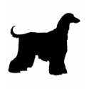 Black Afghan Hound Dog t-shirts