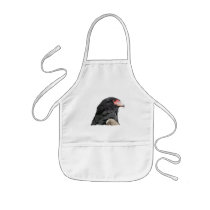 Black African Bateleur Eagle Apron