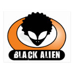 Black Afro Alien Postcards Black Afro Alien Postcards