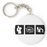 black alcohol picture icon keychain