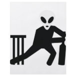 black alien cricket icon flyers