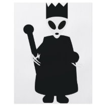 black alien king icon flyers