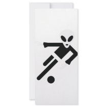 black alien soccer icon rack cards