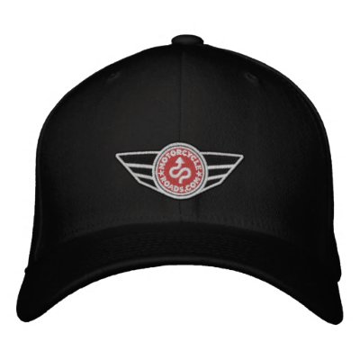 Black all-cap with red embroidered MCR logo Embroidered Hats