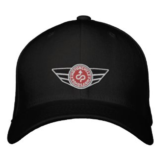 Black all-cap with red embroidered MCR logo embroideredhat