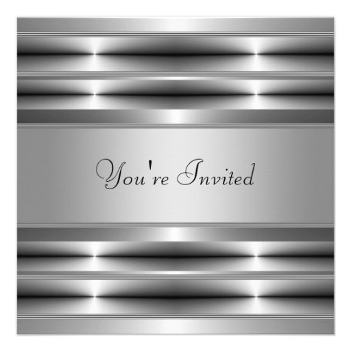 Black All Occasion Party Personalized Announcements