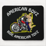 Black American Boyz Ride Am Toyz mousepads