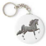 Black American Saddlebred Keychain